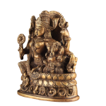Pure Brass Goddess Parvati Baby Ganesha Statue Divine Motherhood | Jaipurio